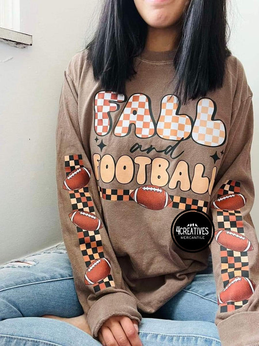 Fall Football Long Sleeve Tee