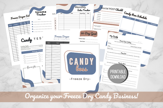 Freeze Dried Candy Business Planner