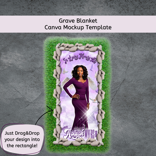 Grave Blanket Mockup