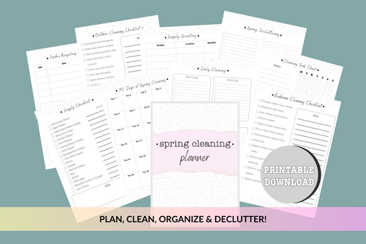 Spring Cleaning Planner